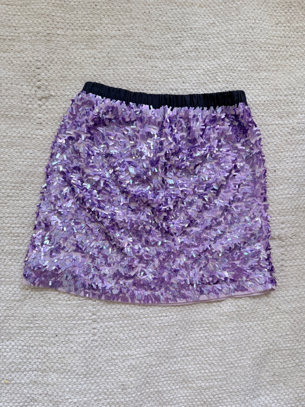 Crewcuts Sparkly Sequin Mini Skirt - Lavender